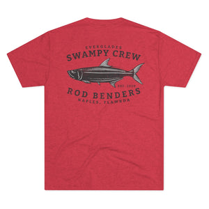 ROD BENDERS Men's Tri-Blend Crew Tee