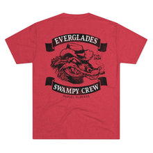 Load image into Gallery viewer, SWAMPY CREW SMOKIN GATOR Men&#39;s Tri-Blend Crew Tee