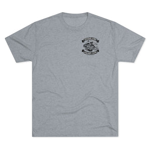 SWAMPY CREW SMOKIN GATOR Men's Tri-Blend Crew Tee