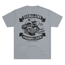 Load image into Gallery viewer, SWAMPY CREW SMOKIN GATOR Men&#39;s Tri-Blend Crew Tee