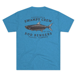 ROD BENDERS Men's Tri-Blend Crew Tee