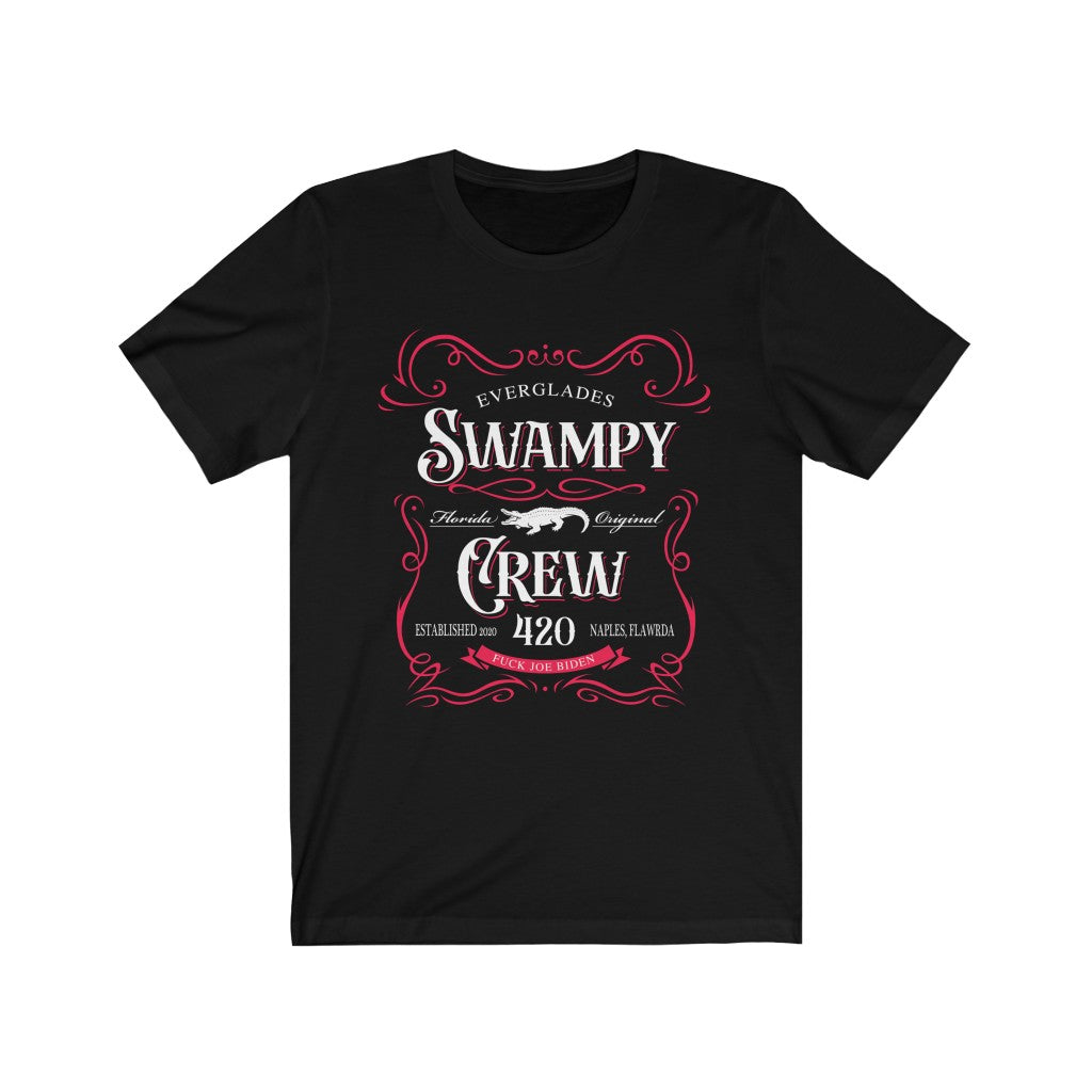 SWAMPY CREW WHISKEY Unisex Jersey Short Sleeve Tee