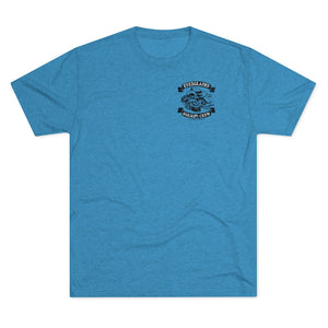 SWAMPY CREW SMOKIN GATOR Men's Tri-Blend Crew Tee