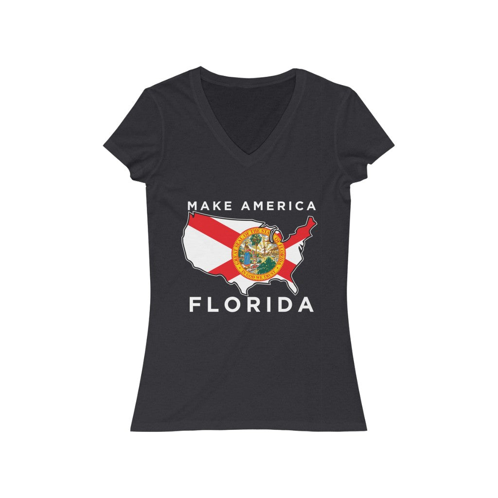 Women's Jersey Short Sleeve V-Neck Tee