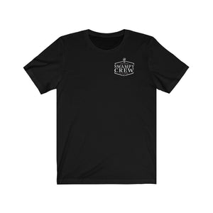 SWAMPY CREW FIND REFUGE Unisex Jersey Short Sleeve Tee