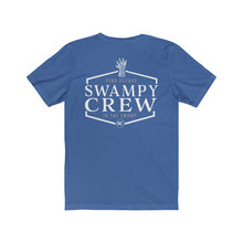 Load image into Gallery viewer, SWAMPY CREW FIND REFUGE Unisex Jersey Short Sleeve Tee