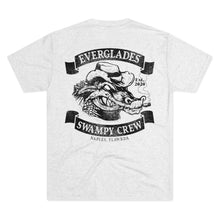 Load image into Gallery viewer, SWAMPY CREW SMOKIN GATOR Men&#39;s Tri-Blend Crew Tee